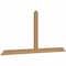 Ekena Millwork Portland Timber Gable Bracket, Western Red Cedar, 72"W x 33"H x 1 1/2"D x 3 1/2"F, 11/12 Pitch GBW072X33X0204POR00SWR - alternate 4